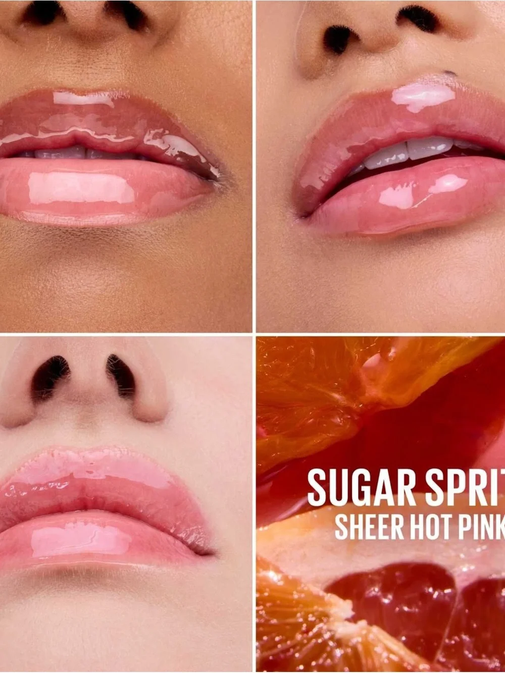 NEW! Maybelline LIFTER GEL OIL-IN-GEL LIP GLOSS W/ HYALURONIC ACID-Sugar Spritz
